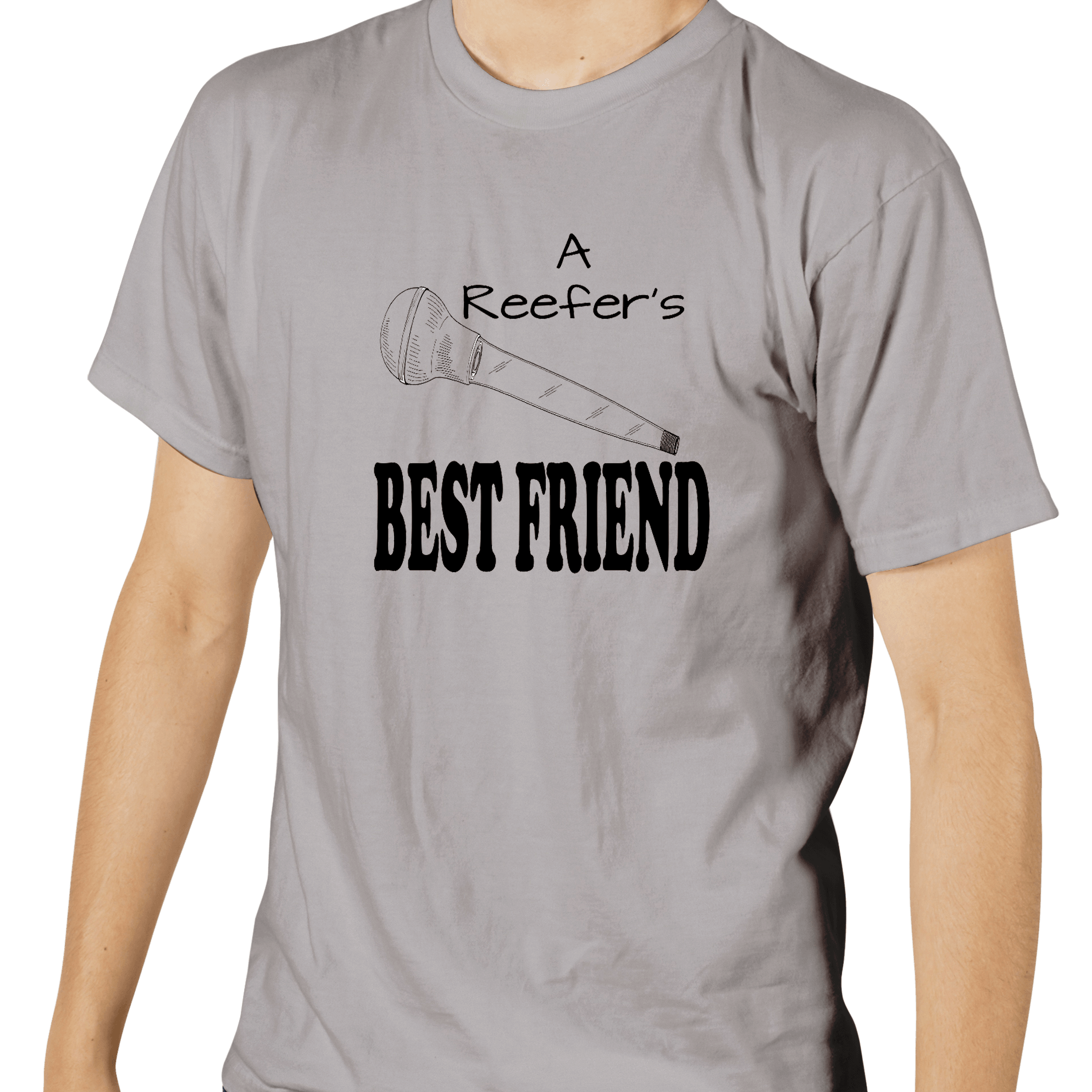 A Reefer's Best Friend T-Shirt Grey - SaltCritters