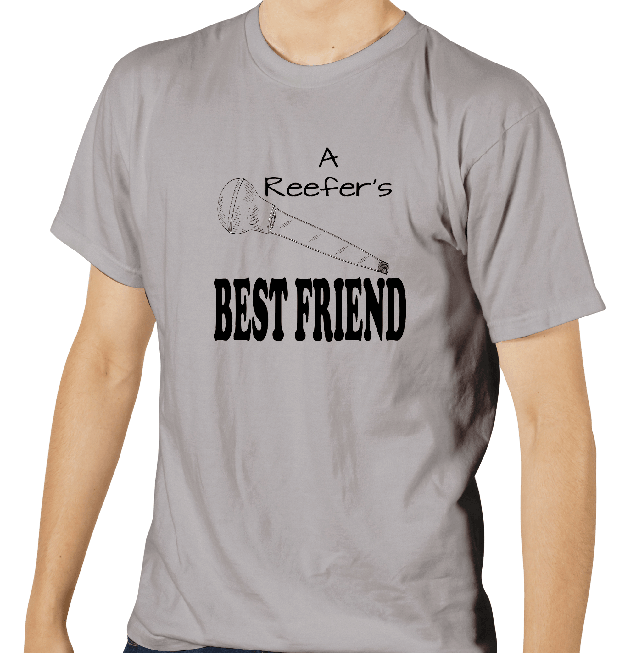 A Reefer's Best Friend T-Shirt Grey - SaltCritters