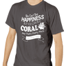 Can't Buy Happiness T-Shirt Dark Grey - SaltCritters