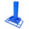 Magnetic Seahorse Feeding Station - Blue - SaltCritters