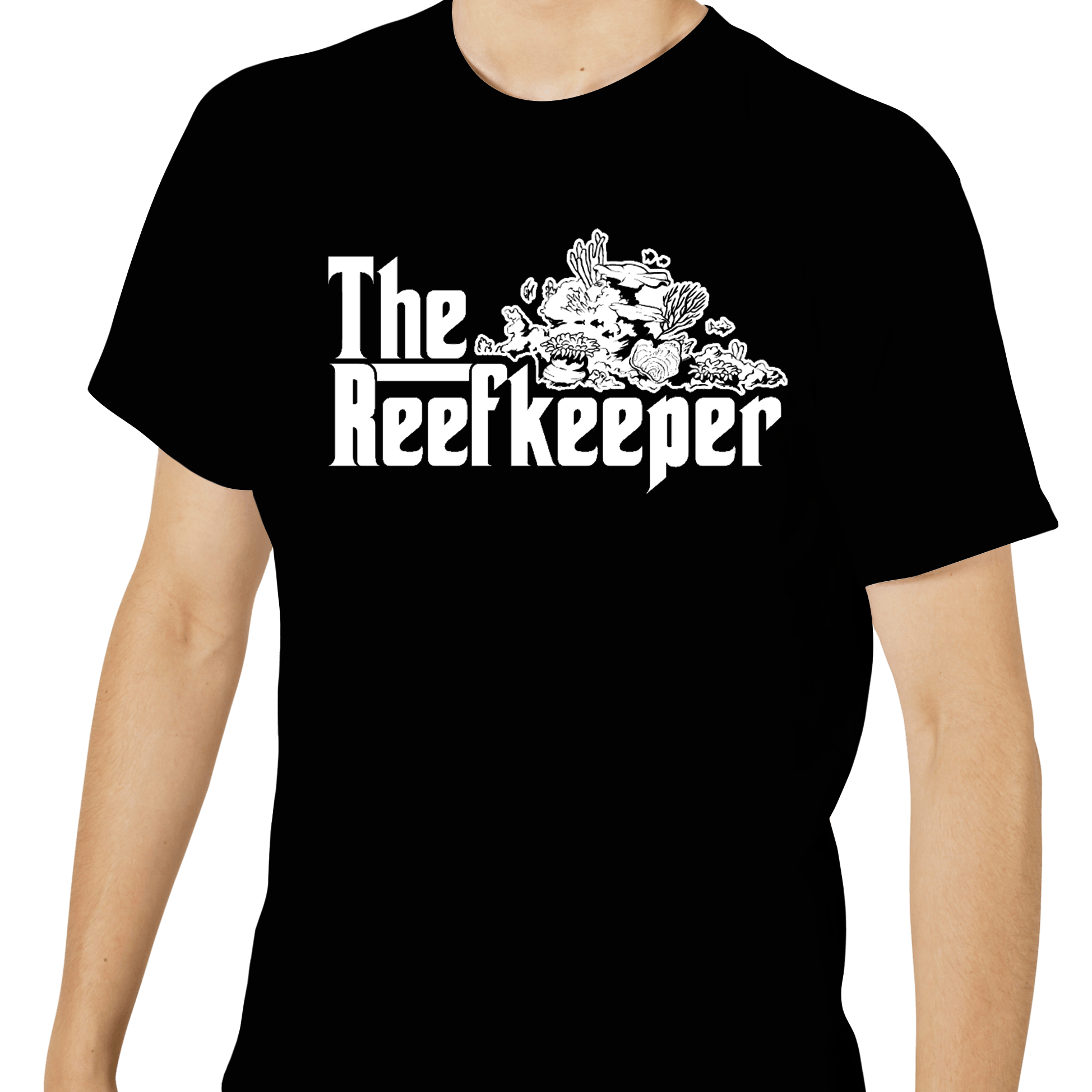 The Reefkeeper T-Shirt Black - SaltCritters