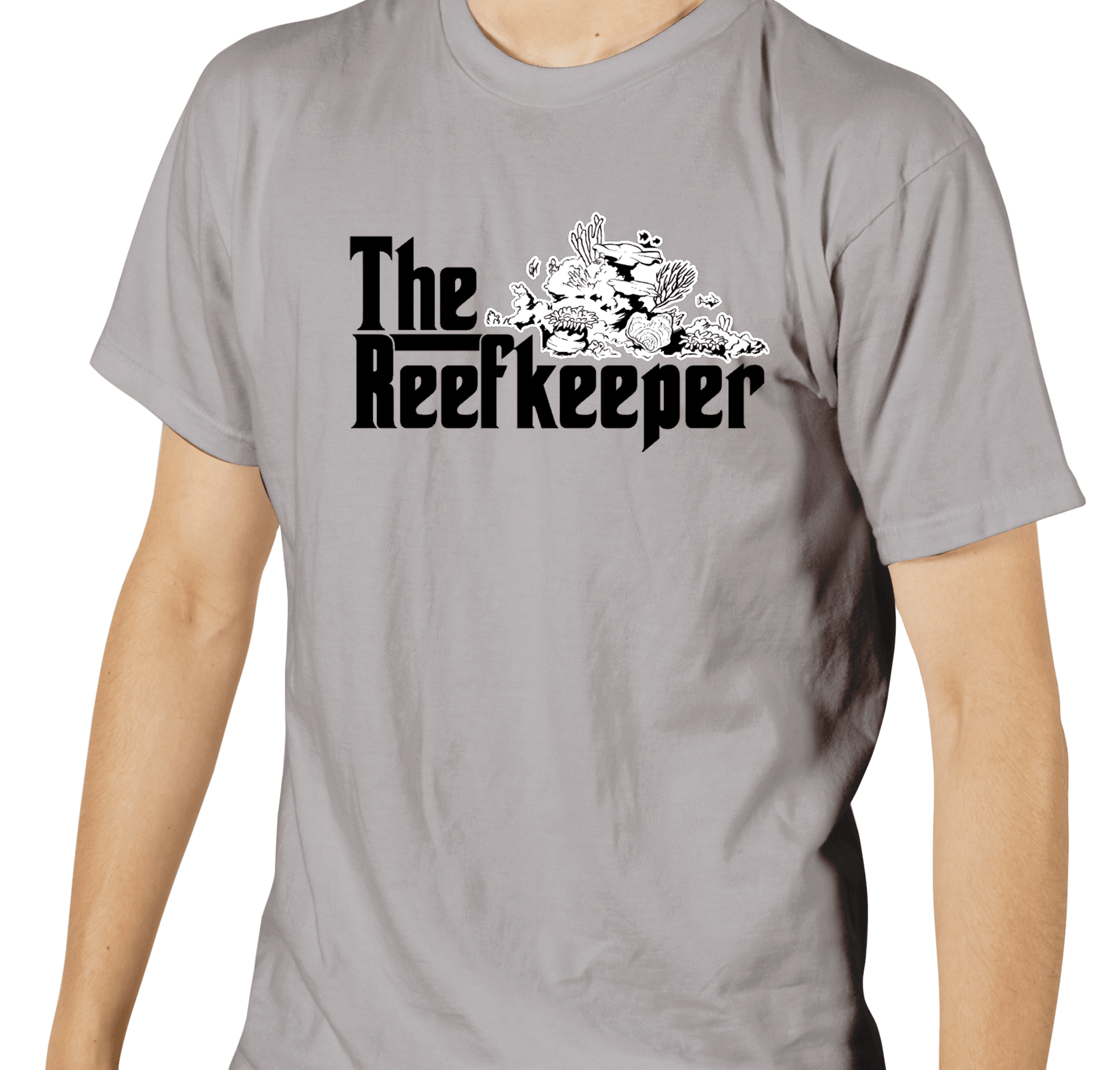 The Reefkeeper T-Shirt Grey - SaltCritters