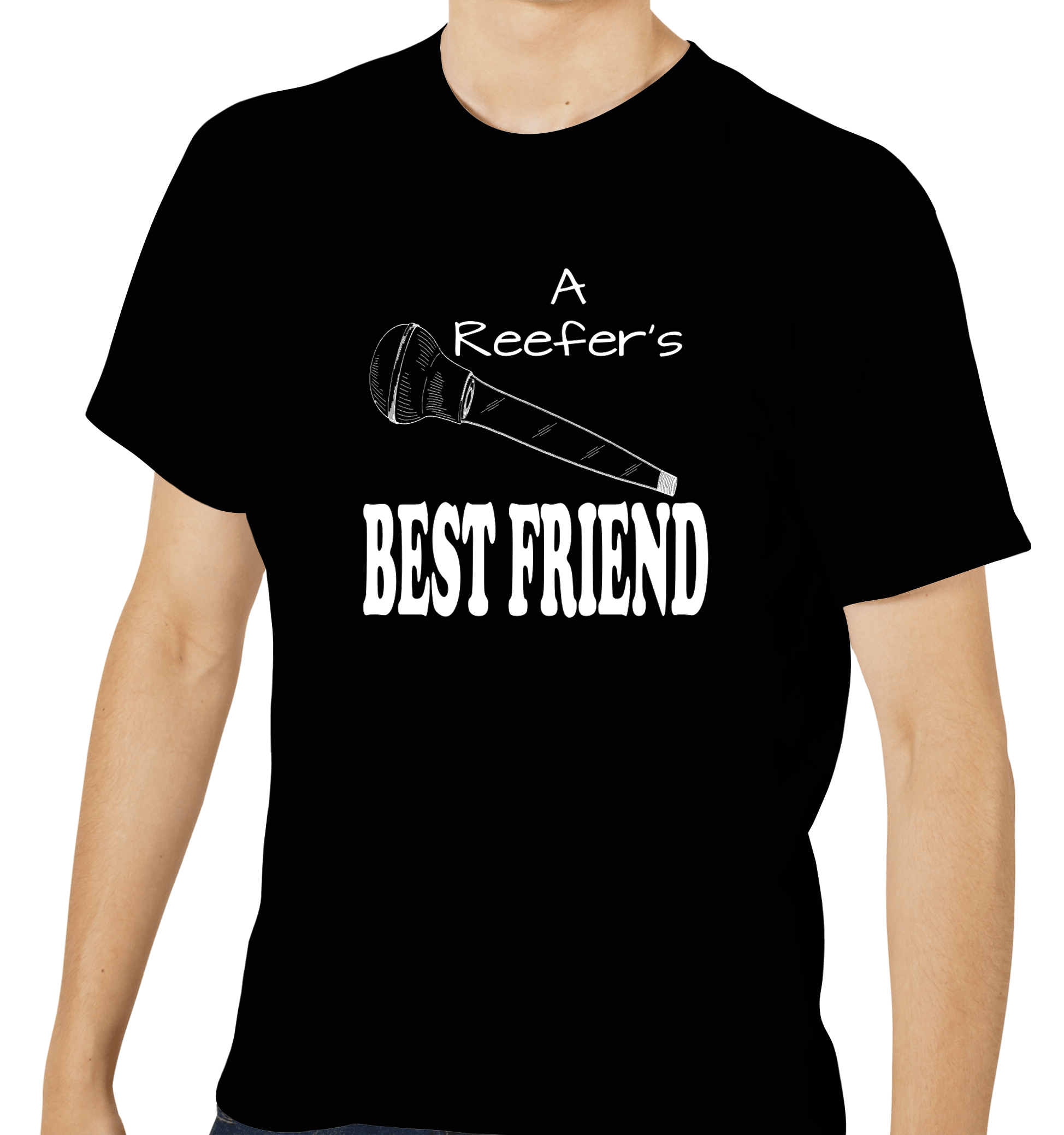 A Reefer's Best Friend T-Shirt Black - SaltCritters