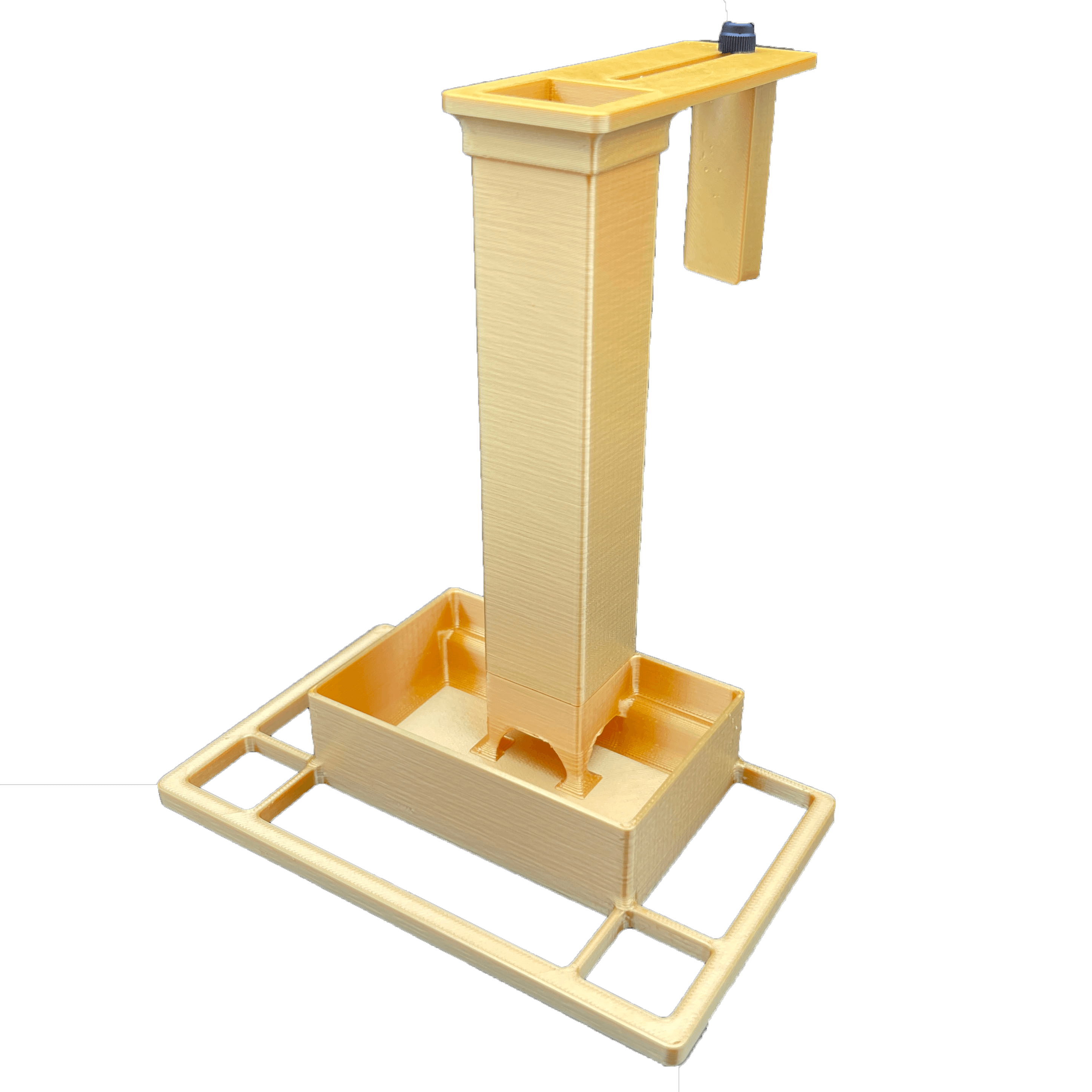 Hang On Seahorse Feeding Station - Gold - SaltCritters