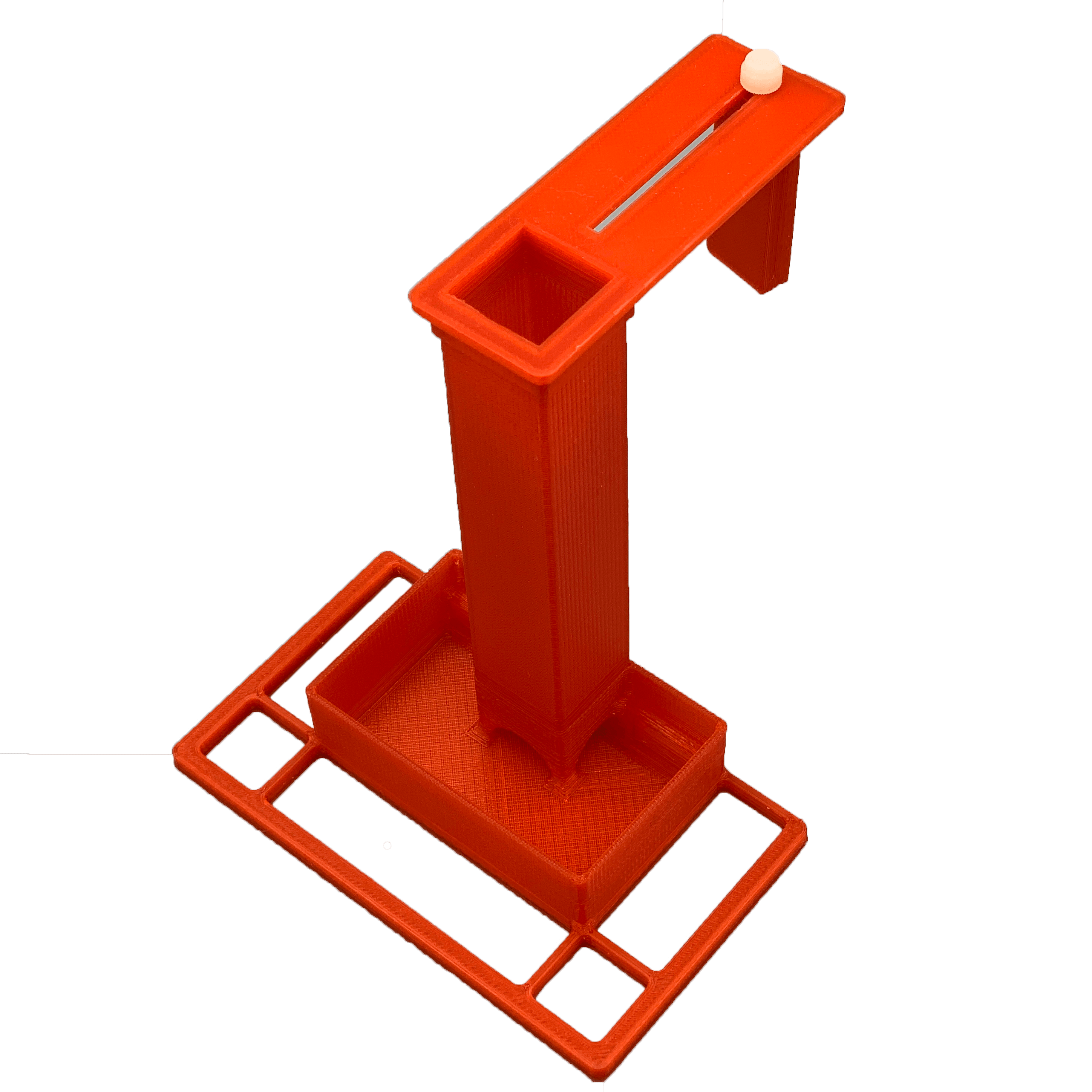 Hang On Seahorse Feeding Station - Transparent Red - SaltCritters