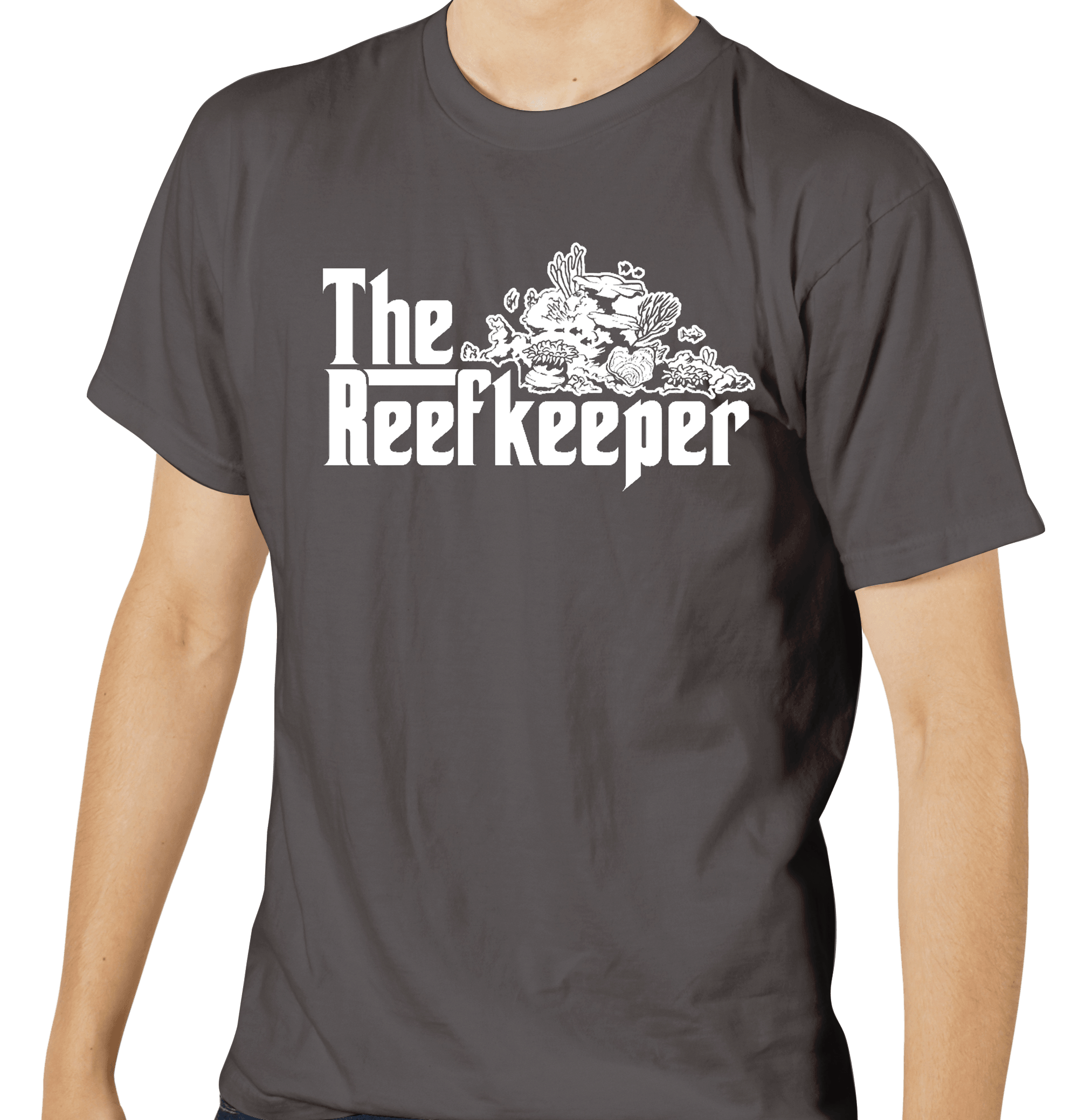 The Reefkeeper T-Shirt Dark Grey - SaltCritters