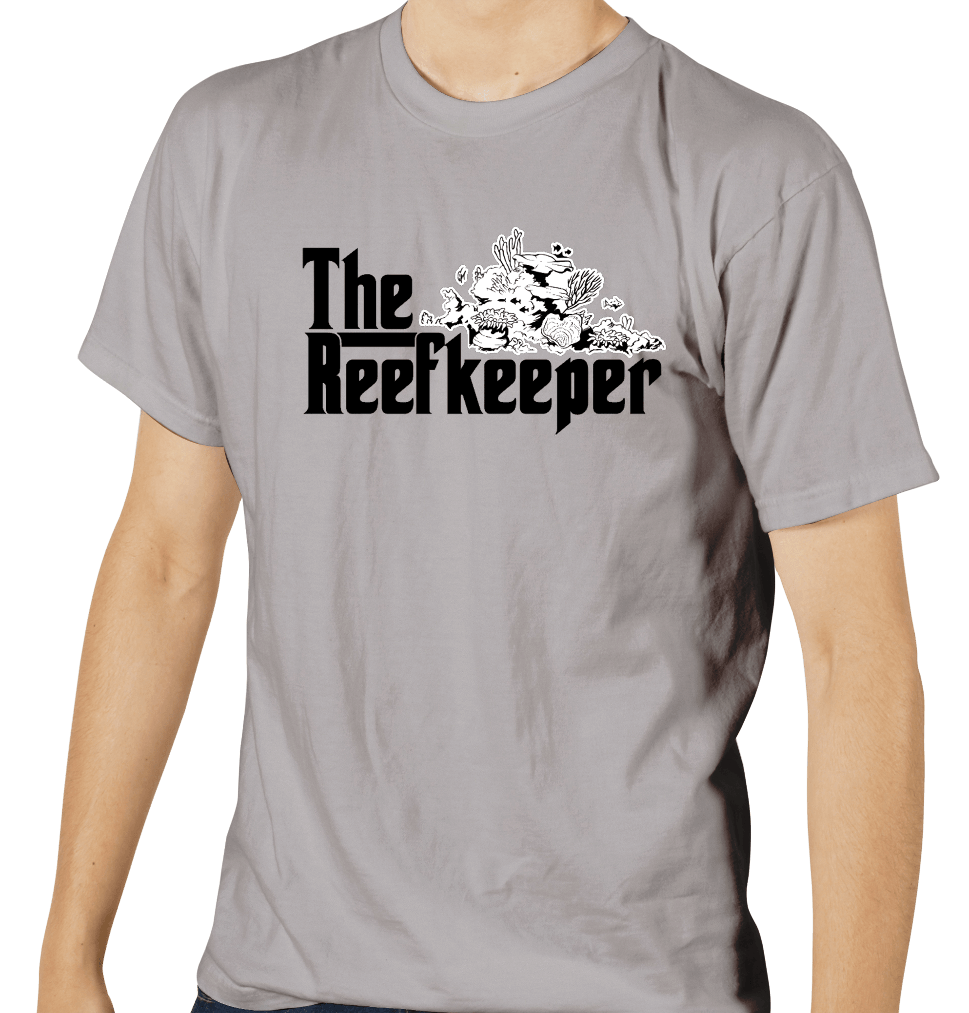 The Reefkeeper T-Shirt Grey - SaltCritters